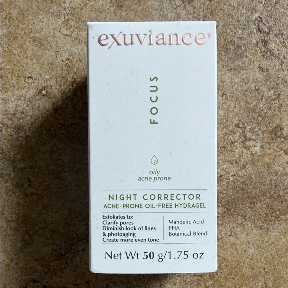 Exuviance Night Corrector Oil-Free Hydragel - White
